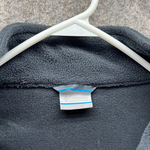 Columbia Jacket Men XXL Adult Gray Full Zip Steen Mountain 2.0 Fleece 155944 - Picture 12 of 13